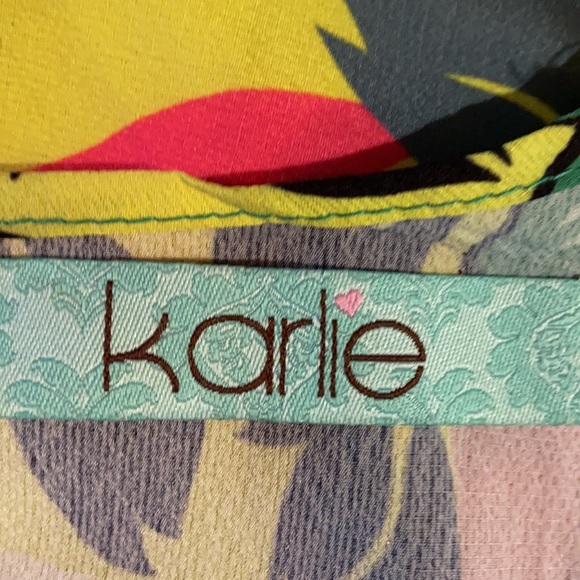 Karlie  Anthropologie Tropical Kimono Jumpsuit  S - Picture 8 of 11